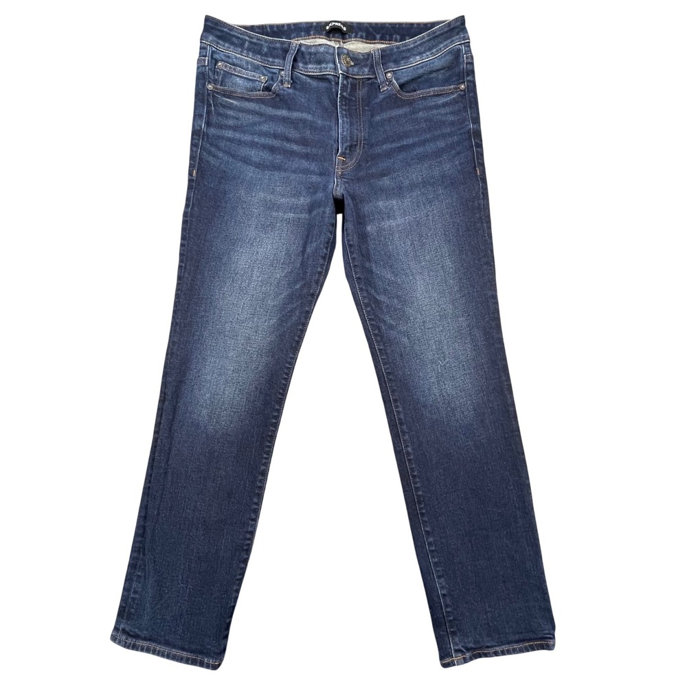 Express Dark Wash Conscious Edit Slim Fit Jeans Mens 32x30
